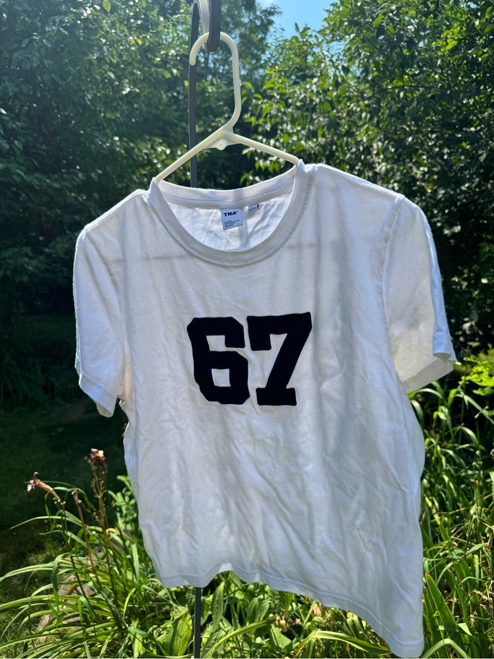 TNA White '67' Graphic Tee